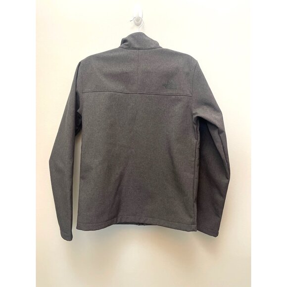 The North Face Mens Gray Full-Zip Apex Jacket Size S Polyester fleece lined - Picture 3 of 11
